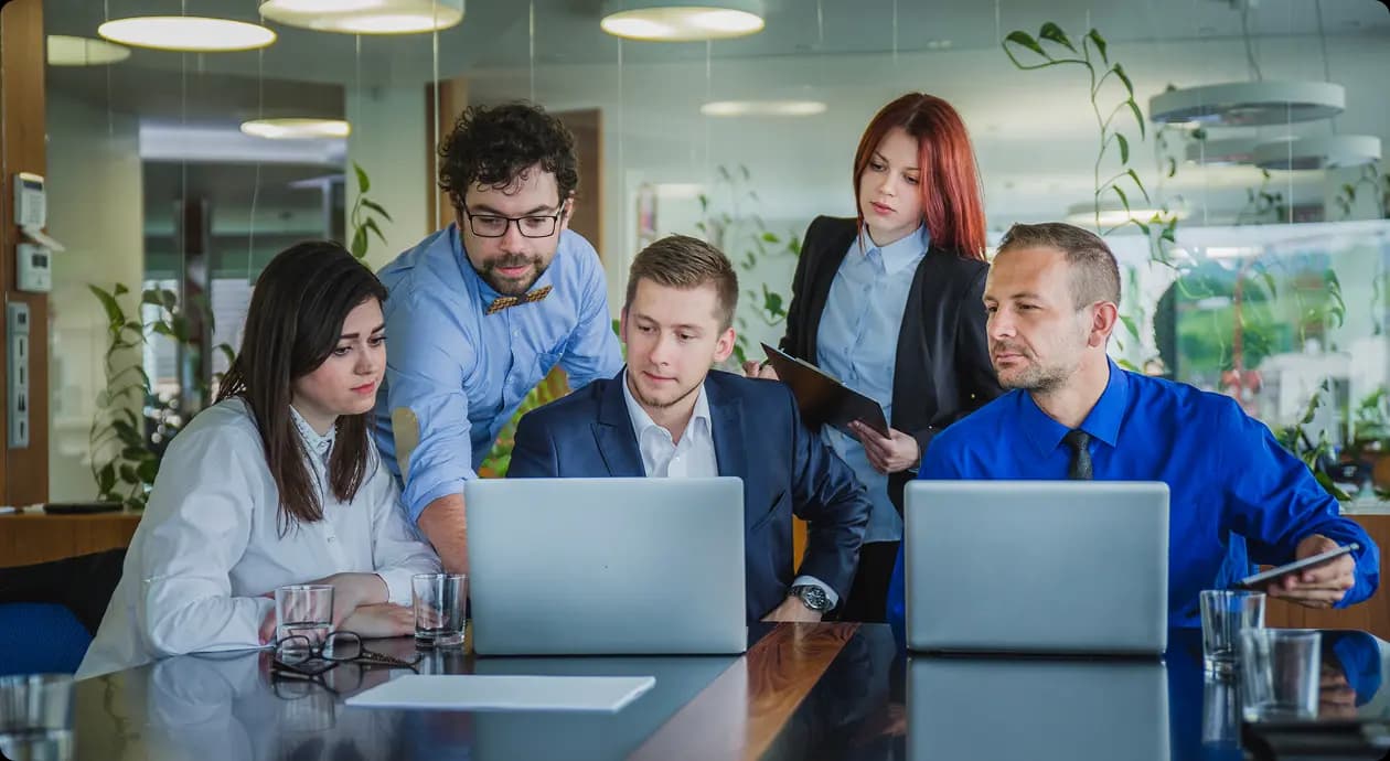 GiftLyst team collaborating in the office